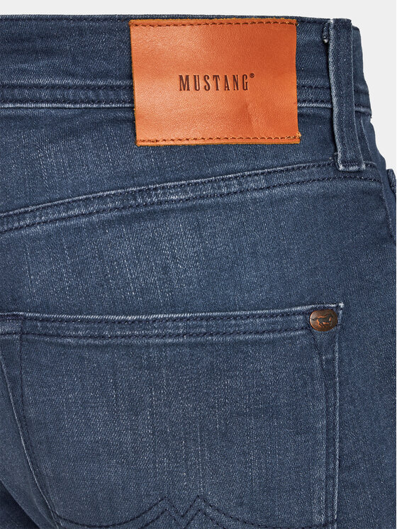 Mustang Mustang Jeansy Vegas 1013231 Granatowy Slim Fit