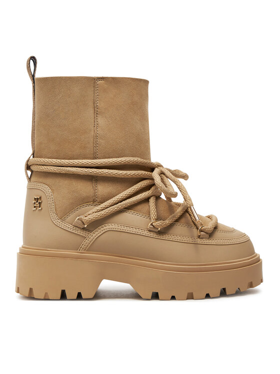 Tommy Hilfiger Schneeschuhe FW0FW08085 Beige, Größe 38