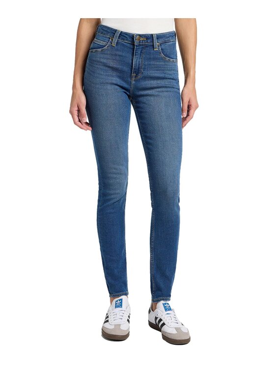 Lee Lee Jeansy 112360026 Niebieski Skinny Fit