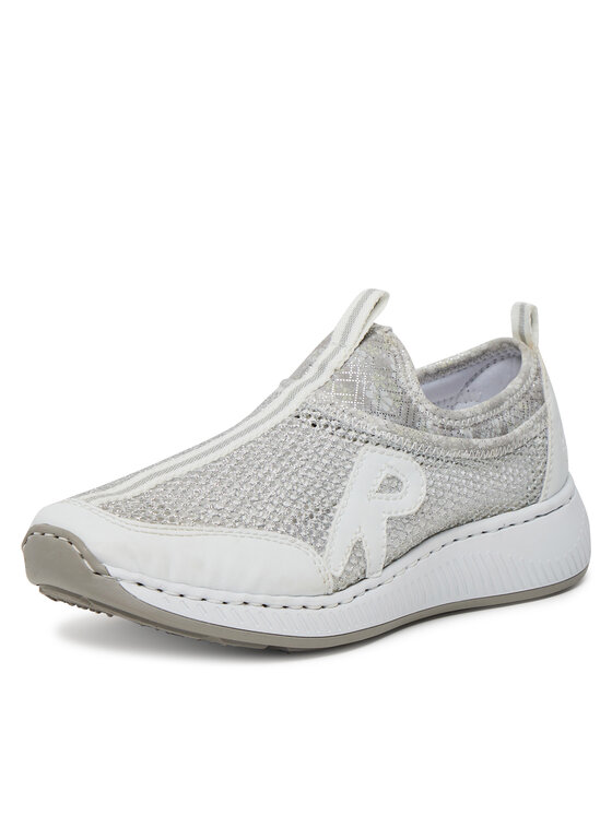 Rieker Rieker Sneakersy N5554-81 Biela