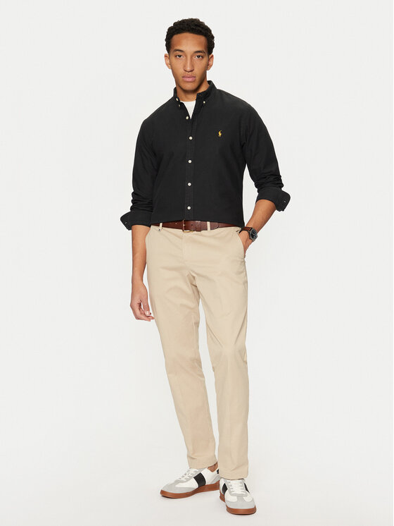 Polo Ralph Lauren Polo Ralph Lauren Cămașă 710767828001 Negru Slim Fit
