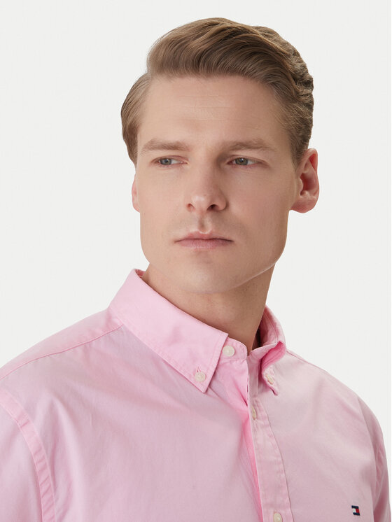 Tommy Hilfiger Tommy Hilfiger Hemd MW0MW42630 Rosa Regular Fit