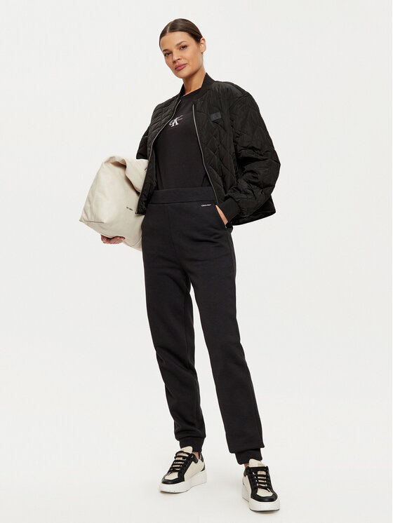 Calvin Klein Jeans Calvin Klein Jeans Bomber J20J224701 Crna Relaxed Fit