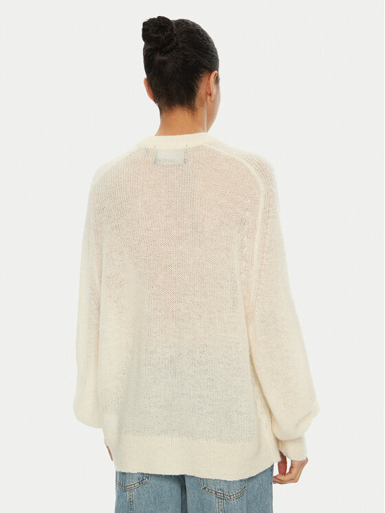 ROTATE ROTATE Sweter 113769 Écru Regular Fit