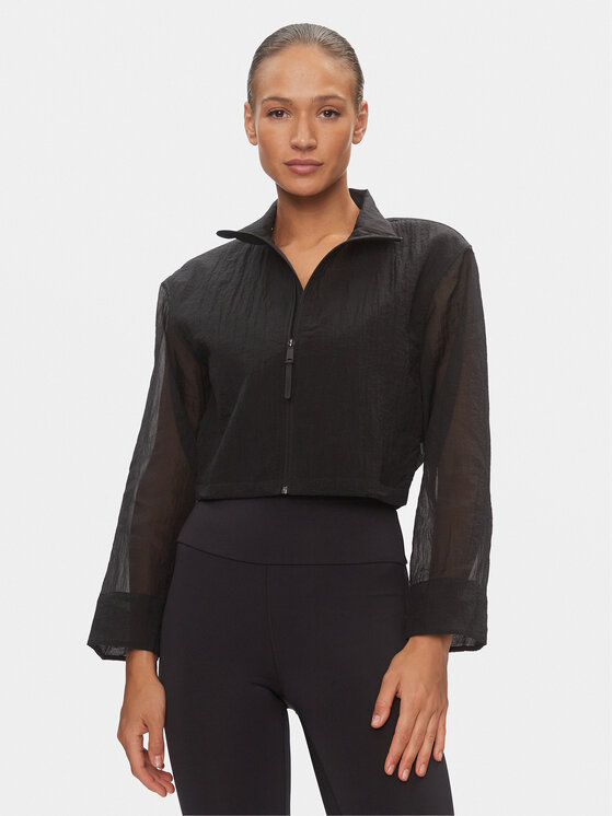 Calvin Klein Performance Vetrovka 00GWS4O516 Čierna Relaxed Fit
