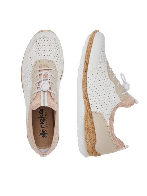 Rieker Rieker Sneakersy N4286-80 Biela