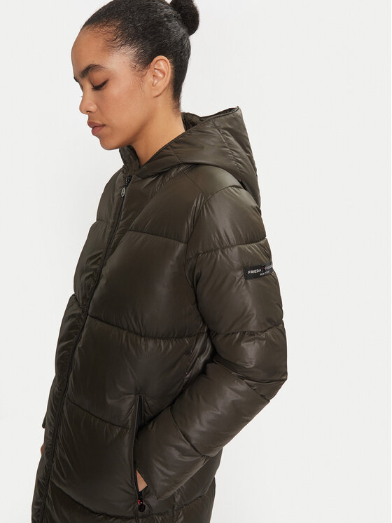 Frieda & Freddies Frieda & Freddies Зимно яке 3802 Зелен Regular Fit