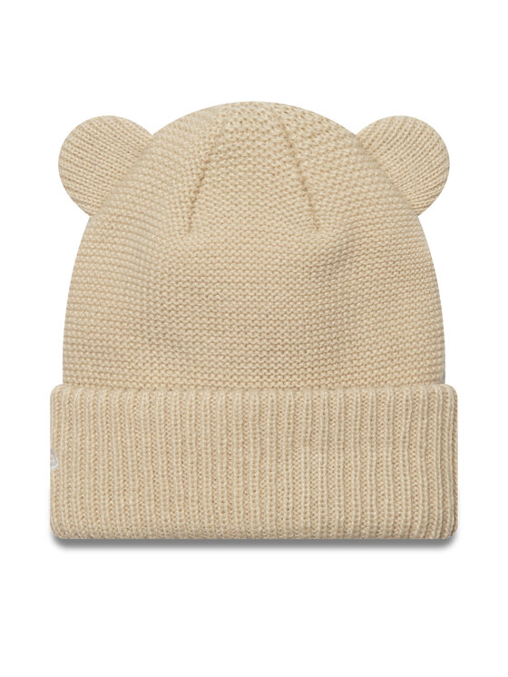 New Era New Era Kapa Teddy Bear Ears Cuff Knit Beanie 60580793 Bež
