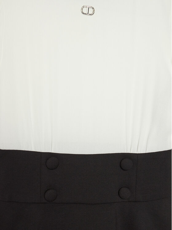 TWINSET TWINSET Rochie de zi 242GJ2113 Negru Regular Fit