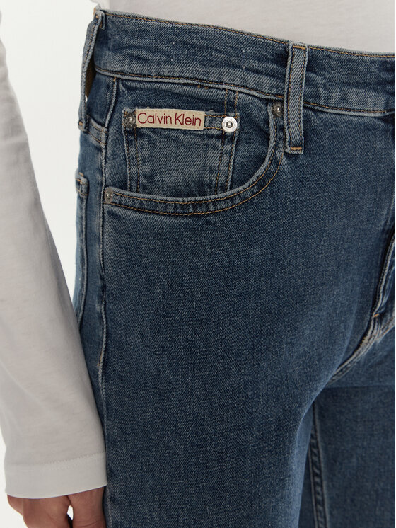 Calvin Klein Jeans Calvin Klein Jeans Blugi J20J224030 Albastru Mom Fit