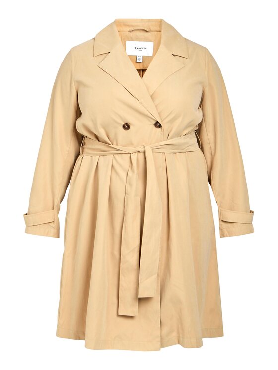 Trench Julian 14082286 Écru Regular Fit