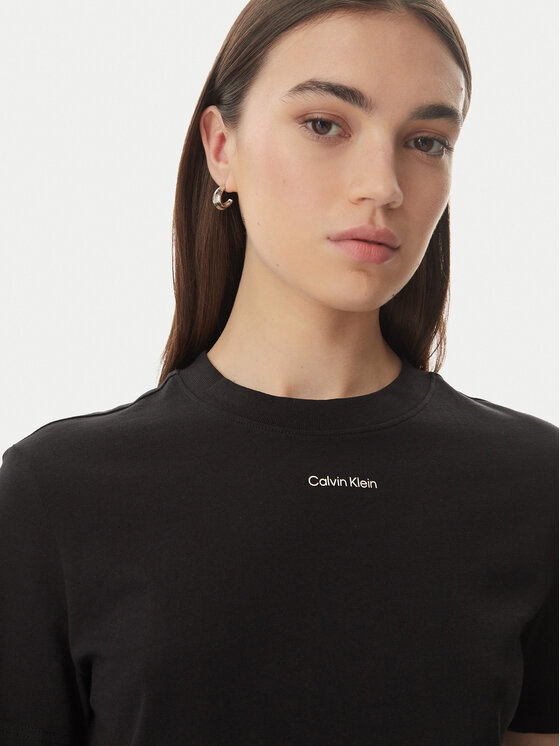 Calvin Klein Calvin Klein T-krekls Classic LV147C857G Melns Regular Fit