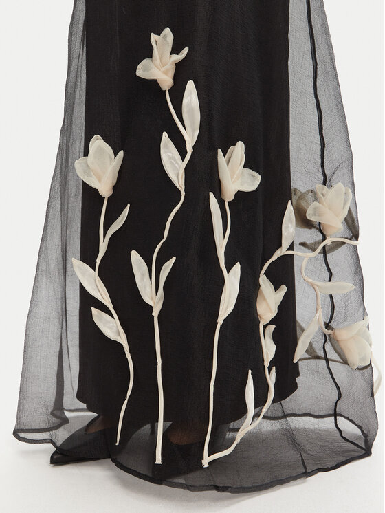 STAUD STAUD Abendkleid Albee R25R2209OZ Schwarz Regular Fit
