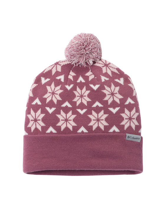 Columbia Columbia Zestaw czapka i rękawiczki Snowflake 2180781 Różowy ciemny