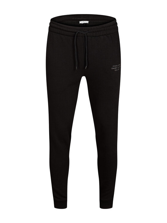 Cross Jeans Cross Jeans Spodnie dresowe 49055-020 Czarny Regular Fit