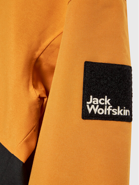 Jack Wolfskin Jack Wolfskin Esőkabát Teen 2L 1609801 Sárga Regular Fit