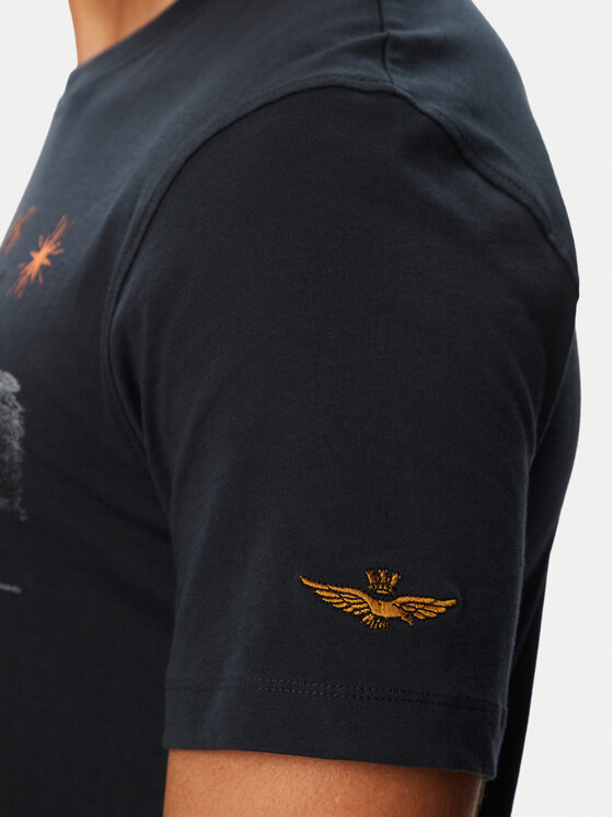 Aeronautica Militare Aeronautica Militare T-Shirt 262TS2579UJ00750 Σκούρο μπλε Regular Fit