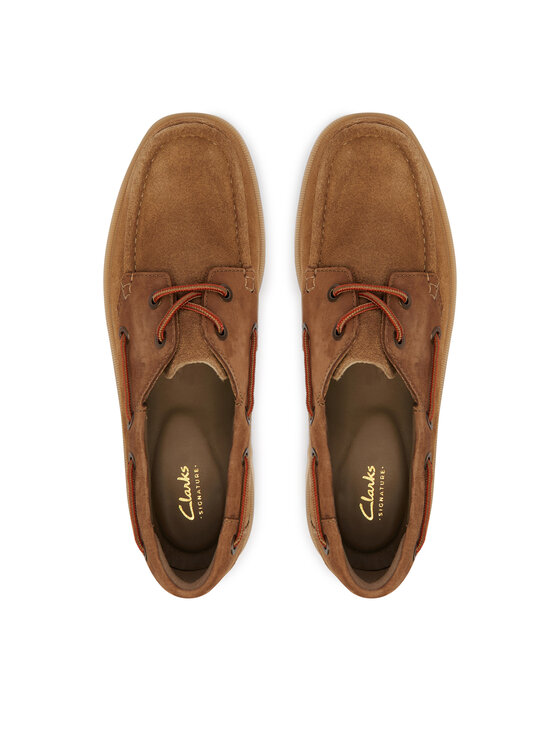 Clarks Clarks лоуфъри с дебела подметка Cleyhill Boat 26186178 Бежов