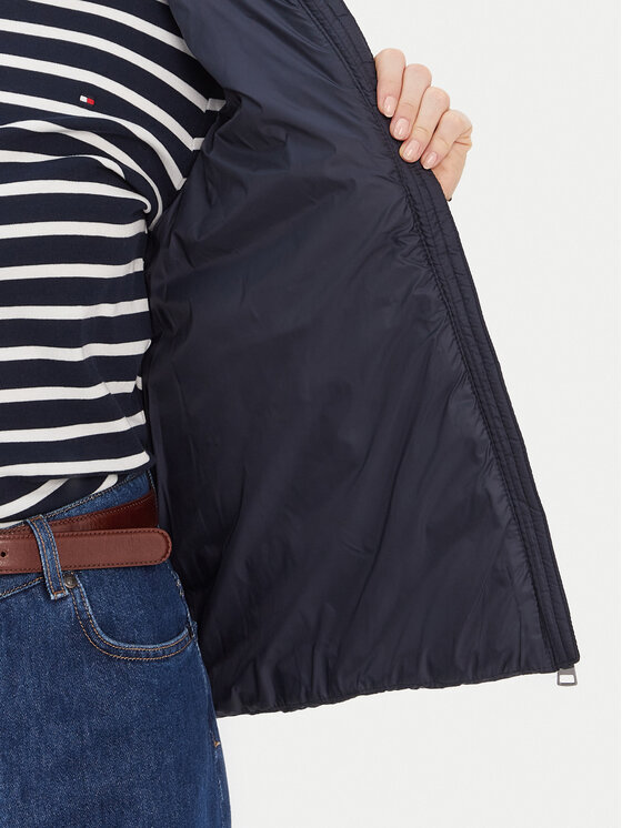 Tommy Hilfiger Tommy Hilfiger Vestă Global Stripe WW0WW42051 Bleumarin Regular Fit