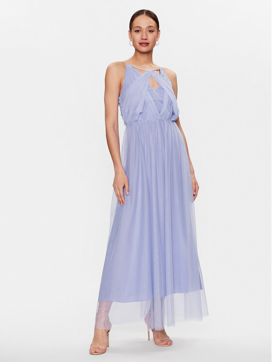 Rinascimento Rinascimento Vakarinė suknelė CFC0019003002 Violetinė Regular Fit