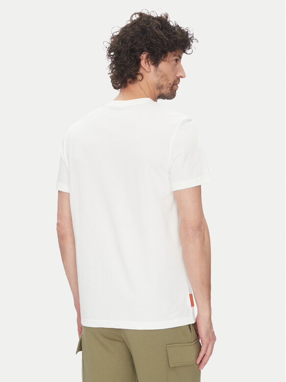 Lacoste Lacoste T-Shirt TH8309 Biały Regular Fit