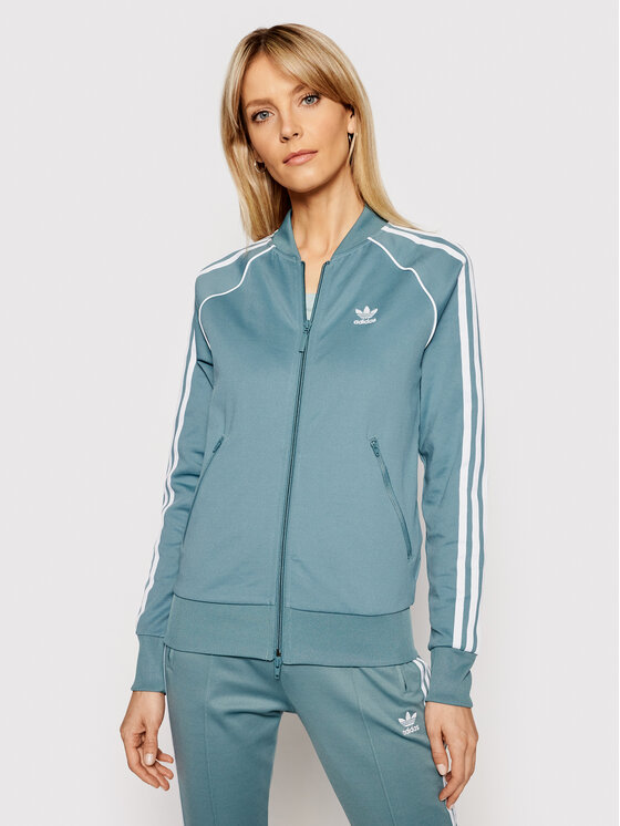 adidas adidas Μπλούζα Primeblue Sst Track GN2944 Πράσινο Regular Fit