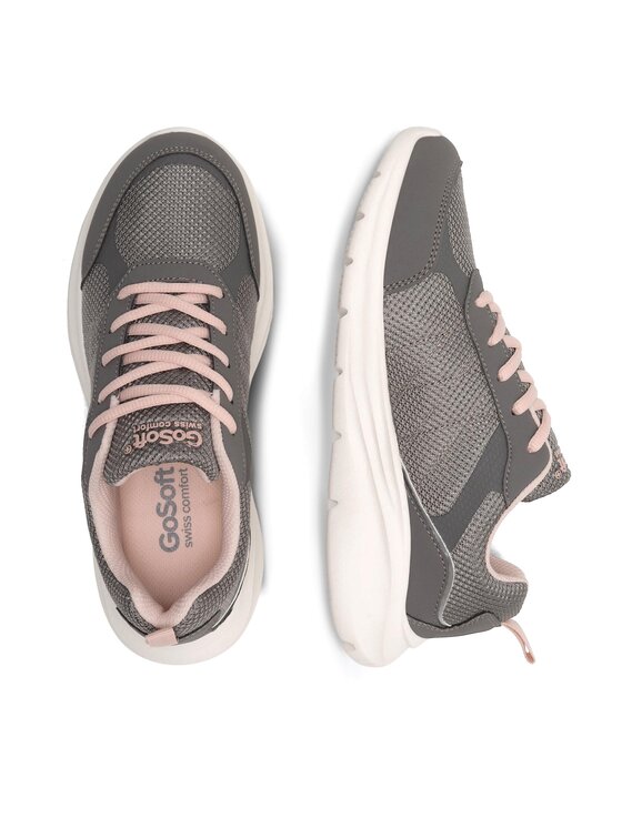 Go Soft Go Soft Sneakersy MILA WGF23R020A-3 Šedá