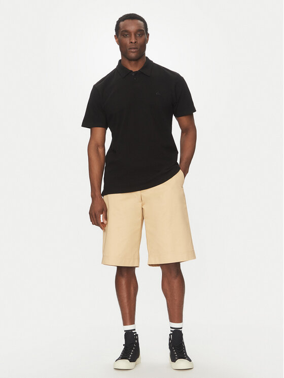 Quiksilver Quiksilver Polo majica EQYKT04375 Črna Regular Fit