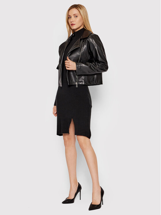 Giacca in similpelle Ivy PKH054 Nero Regular Fit