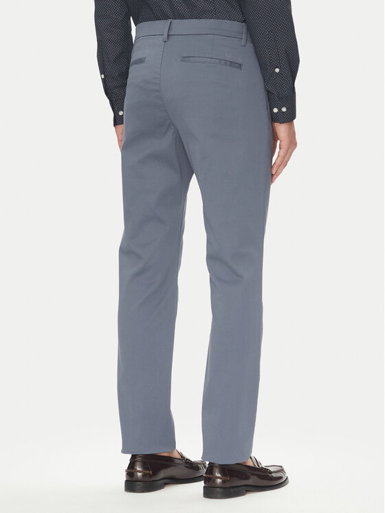 Calvin Klein Calvin Klein Chino nohavice LV040EM633 Sivá Slim Fit