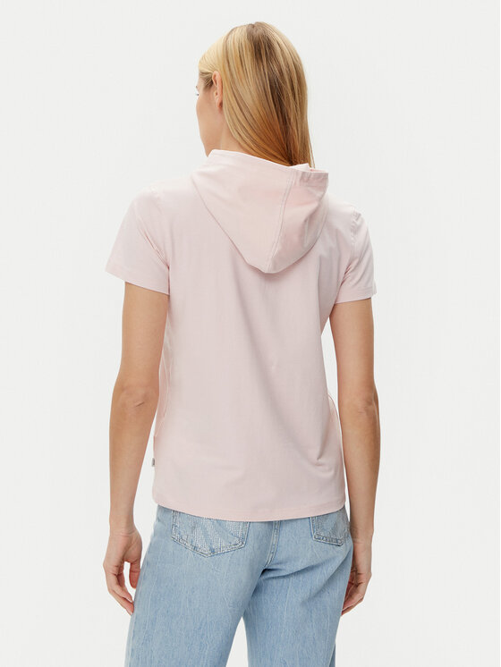 Guess Guess T-Shirt W5GP28 J1314 Beżowy Regular Fit