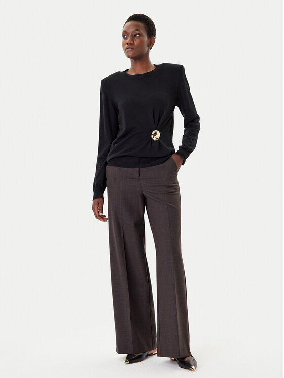 Simona Corsellini Simona Corsellini Pulover A25CPMGE0301 Negru Regular Fit