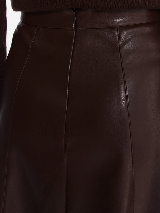 Marella Marella Gonna in similpelle Vally 2525776022 Bordeaux Regular Fit