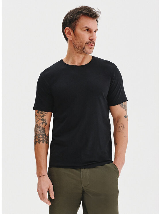 Pako Lorente Pako Lorente T-Shirt P25BN-TT-001 Czarny Slim Fit