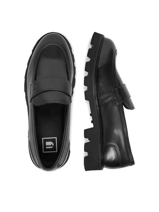 G-Star Raw G-Star Raw Loafersy EO-ROWHIDE-01 MI08 Czarny