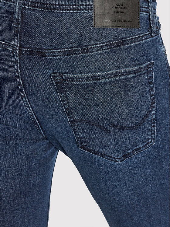 Jack & Jones Jack & Jones Džínsy Glenn 12173407 Tmavomodrá Slim Fit