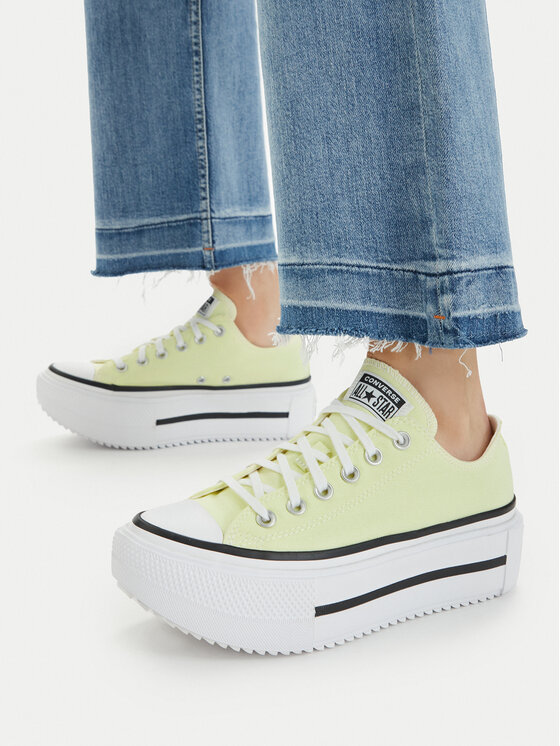 Converse Teniși Chuck Taylor All Star Lift Double Stack Platform A16283C Galben