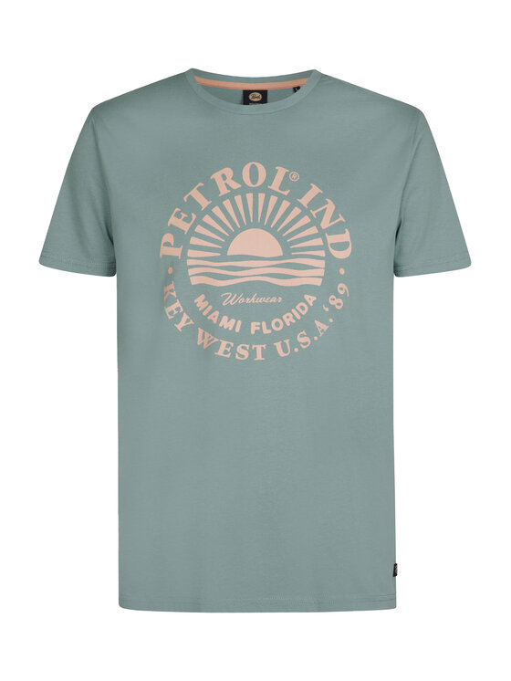Petrol Industries Petrol Industries T-Shirt M-1050-TSR127 Niebieski Regular Fit