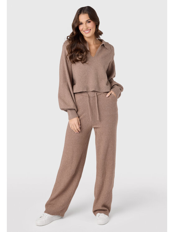 LAURELLA LAURELLA Dámské kalhoty Laurella 3VA001103 Béžová Regular Fit
