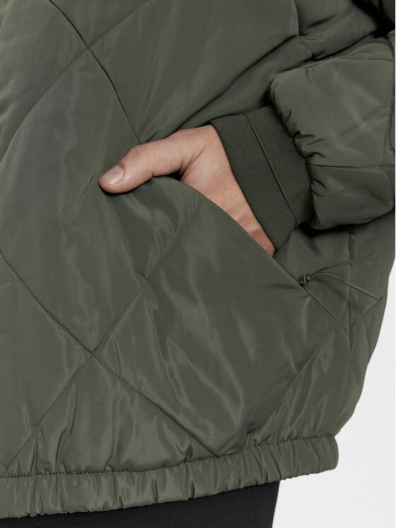 Calvin Klein Calvin Klein Bomber striukė Signature K10K111880 Žalia Regular Fit
