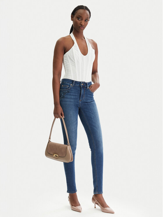 Liu Jo Liu Jo Jeansy UA6013 D4186 Tmavomodrá Slim Fit
