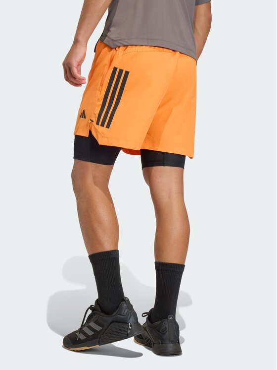 adidas adidas Szorty sportowe 158811 Pomarańczowy Regular Fit