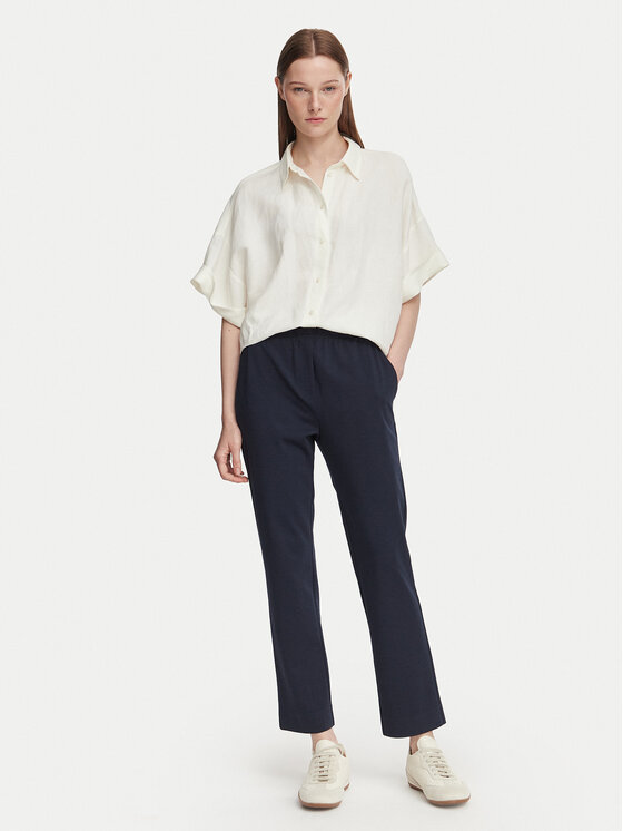 Weekend Max Mara Weekend Max Mara Hlače Elfo 2625786011 Tamnoplava Regular Fit
