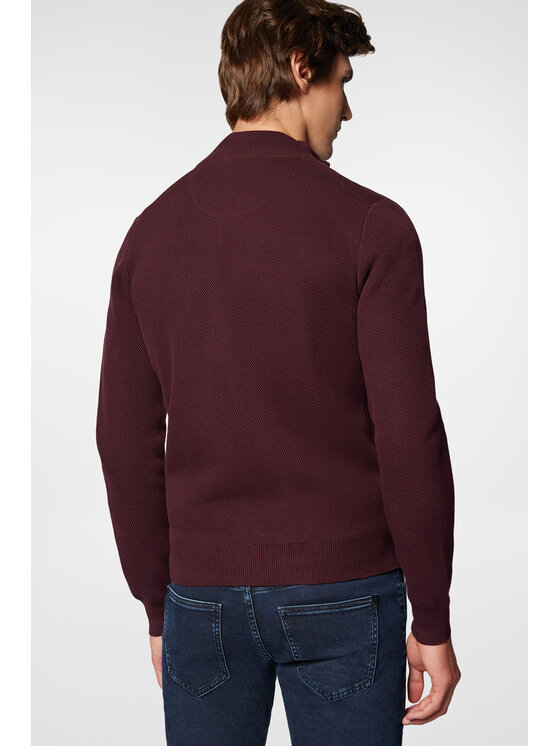 Próchnik Próchnik Kardigan PM11 SW073224000042 Bordowy Regular Fit