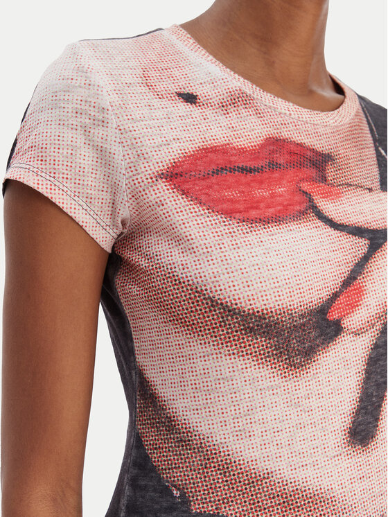 Guess Guess T-shirt W6RI49 KCCG0 Šarena Regular Fit