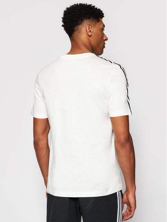 adidas Marškinėliai Pprt 3 Stripe T GN2422 Smėlio Regular Fit • Modivo.lt