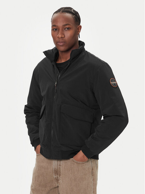 Napapijri Napapijri Bomber dzseki A-Giovi NP0A88U2 Fekete Regular Fit