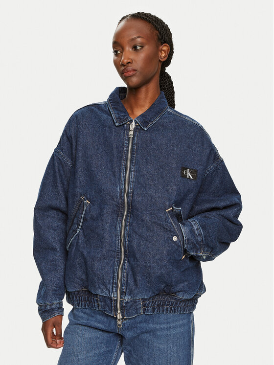 Calvin Klein Jeans Calvin Klein Jeans Jeansjacke J20J224717 Dunkelblau Relaxed Fit