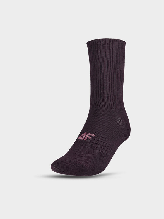 4F 4F Skarpety wysokie unisex 4FWAW24USOCU353 Kolorowy