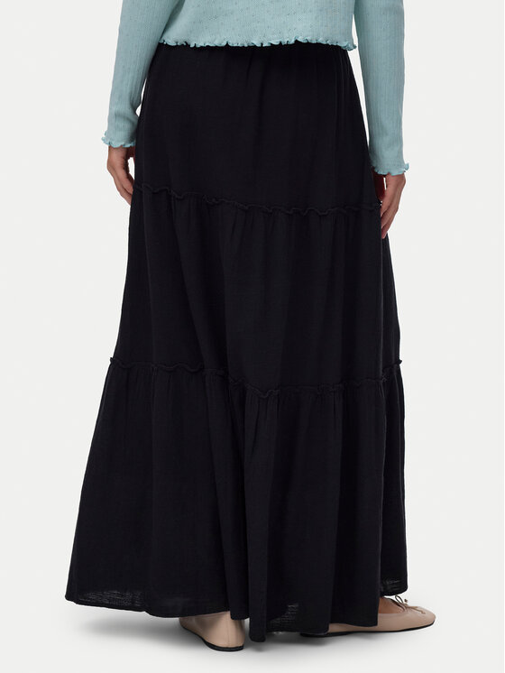 Vero Moda Vero Moda Maxi sukňa Keeley 10316487 Čierna Regular Fit